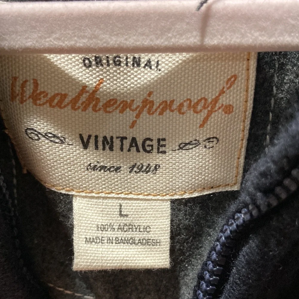 Men’s vintage weatherproof navy sweater large